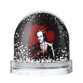 Снежный шар с принтом Quentin Tarantino в Санкт-Петербурге, Пластик | Изображение внутри шара печатается на глянцевой фотобумаге с двух сторон | tarantino | здезда | квентин | тарантино | фильм