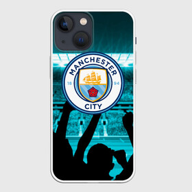 Чехол для iPhone 13 mini с принтом Manchester City в Санкт-Петербурге,  |  | champions | city | football | manchester | manchester city | soccer | uefa | world cup | лига чемпионов | манчестер | манчестер сити | сити | форма | формы | футбол