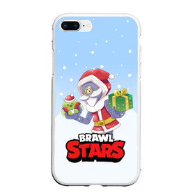 Чехол для iPhone 7Plus/8 Plus матовый с принтом Brawl Stars Christmas Barley в Санкт-Петербурге, Силикон | Область печати: задняя сторона чехла, без боковых панелей | bo | brawl | brock | bull | colt | dynamike | elprimo | jessie | leon | moba | nita | shelly | stars | бо | брок | булл | джесси | динамайк | кольт | леон | нита | шелли | эльпримо