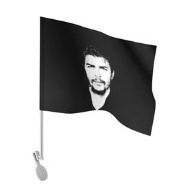 Флаг для автомобиля с принтом Че Гевара в Санкт-Петербурге, 100% полиэстер | Размер: 30*21 см | che | cuba | guevara | revolution | бунтарь | коммунизм | куба | революция | свобода | советский | союз | ссср | че гевара