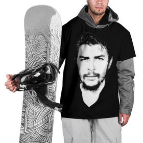 Накидка на куртку 3D с принтом Че Гевара в Санкт-Петербурге, 100% полиэстер |  | che | cuba | guevara | revolution | бунтарь | коммунизм | куба | революция | свобода | советский | союз | ссср | че гевара