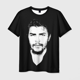 Мужская футболка 3D с принтом Че Гевара в Санкт-Петербурге, 100% полиэфир | прямой крой, круглый вырез горловины, длина до линии бедер | che | cuba | guevara | revolution | бунтарь | коммунизм | куба | революция | свобода | советский | союз | ссср | че гевара