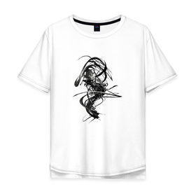 Мужская футболка хлопок Oversize с принтом Темная Энергия в Санкт-Петербурге, 100% хлопок | свободный крой, круглый ворот, “спинка” длиннее передней части | вихрь | темная энергия | тьма