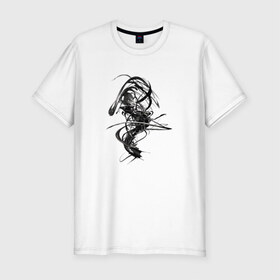 Мужская футболка хлопок Slim с принтом Темная Энергия в Санкт-Петербурге, 92% хлопок, 8% лайкра | приталенный силуэт, круглый вырез ворота, длина до линии бедра, короткий рукав | вихрь | темная энергия | тьма