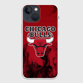 Чехол для iPhone 13 mini с принтом CHICAGO BULLS | ЧИКАГО БУЛЛС в Санкт-Петербурге,  |  | 23 | bright | bulls | chicago bulls | fire | flame | heat | jordan | light | logo | michael jordan | nba | paris saint germain | psg | red | sport | wildfire | быки | джордан | искры | лого | майкл джордан | огненный | огонь | пламя | пожар