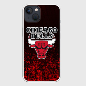Чехол для iPhone 13 с принтом CHICAGO BULLS | ЧИКАГО БУЛЛС в Санкт-Петербурге,  |  | bulls | chicago | chicago bulls | nba | red bulls | usa | америка | быки | нба | сша | чикаго буллс