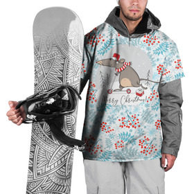 Накидка на куртку 3D с принтом Крыса на самокате 2020 в Санкт-Петербурге, 100% полиэстер |  | Тематика изображения на принте: 2020 | mouse | rat | годкрысы | годмыши | зима | зимняя | крыса | мороз | мышка | мышь | новогодняя | новый год | новый год 2020 | рождество | симолгода | снег | холод