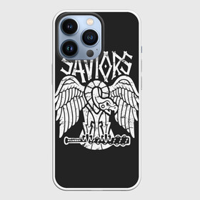 Чехол для iPhone 13 Pro с принтом Ходячие мертвецы Saviors в Санкт-Петербурге,  |  | amc | carol | daryl | dixon | michonne | negan | reaction | rick | season 10 | twd | zombies | диксон | дэрил | зомби | мертвецы | мишонн | неган | реакция | рик | ходячие