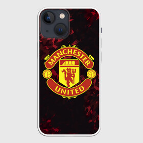 Чехол для iPhone 13 mini с принтом Manchester United в Санкт-Петербурге,  |  | champions | football | manchester | manchester united | soccer | uefa | united | world cup | лига чемпионов | манчестер | манчестер юнайтед | форма | формы | футбол | юнайтед