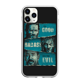 Чехол для iPhone 11 Pro Max матовый с принтом Good Badass Evil в Санкт-Петербурге, Силикон |  | amc | carol | daryl | dixon | michonne | negan | reaction | rick | season 10 | twd | zombies | диксон | дэрил | зомби | мертвецы | мишонн | неган | реакция | рик | ходячие