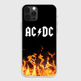Чехол для iPhone 12 Pro Max с принтом AC DC в Санкт-Петербурге, Силикон |  | Тематика изображения на принте: ac | ac dc | dc | music | rock | музыка | рок