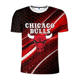 Мужская футболка 3D спортивная с принтом CHICAGO BULLS в Санкт-Петербурге, 100% полиэстер с улучшенными характеристиками | приталенный силуэт, круглая горловина, широкие плечи, сужается к линии бедра | Тематика изображения на принте: bulls | chicago | chicago bulls | nba | red bulls | usa | америка | быки | нба | сша | чикаго буллс