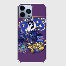 Чехол для iPhone 13 Pro Max с принтом My little pony Luna pops в Санкт-Петербурге,  |  | applejack | little | magic | mlp | my | pinkie pie | pony | rainbow dash | rarity | twilight | дракон | дружба | единорог | искорка | пони | селестия | спайк | сумеречная | это чудо