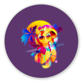 Коврик для мышки круглый с принтом My little pony в Санкт-Петербурге, резина и полиэстер | круглая форма, изображение наносится на всю лицевую часть | applejack | little | magic | mlp | my | pinkie pie | pony | rainbow dash | rarity | twilight | дракон | дружба | единорог | искорка | пони | селестия | спайк | сумеречная | это чудо