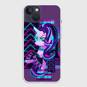 Чехол для iPhone 13 с принтом My little pony в Санкт-Петербурге,  |  | applejack | little | magic | mlp | my | pinkie pie | pony | rainbow dash | rarity | twilight | дракон | дружба | единорог | искорка | пони | селестия | спайк | сумеречная | это чудо