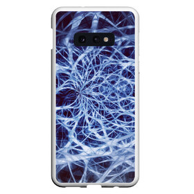 Чехол для Samsung S10E с принтом Nerves в Санкт-Петербурге, Силикон | Область печати: задняя сторона чехла, без боковых панелей | nerves | абстрактно | абстрактные | абстрактный | абстракция | нейронная | неон | неонка | неоновые | нерв | нервная | нервы | объёмные | объёмный | светящиеся | светящийся | сетка | сеть | система