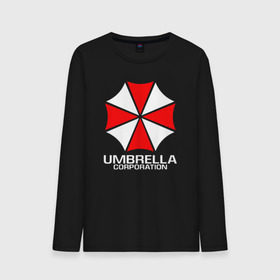 Мужской лонгслив хлопок с принтом UMBRELLA CORP в Санкт-Петербурге, 100% хлопок |  | ada wong | biohazard | leon | nemesis | project resistance | raccoon city | re | re3 | resident evil | resident evil 3 | rpd | stars | umbrella | ада вонг | амбрелла | немезис | ужасы