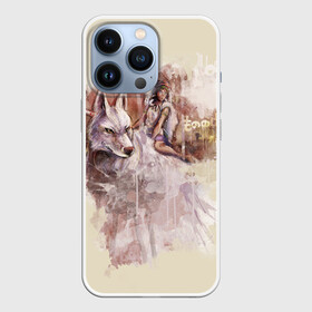 Чехол для iPhone 13 Pro с принтом Princess Mononoke в Санкт-Петербурге,  |  | eboshi | ghibli | hayao | hime | lady | miyazaki | mononoke | princess | studio | аситака | волчица | гибли | дух леса | мононоке | моро | сан