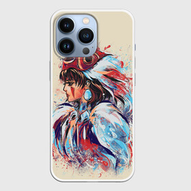 Чехол для iPhone 13 Pro с принтом Princess Mononoke в Санкт-Петербурге,  |  | eboshi | ghibli | hayao | hime | lady | miyazaki | mononoke | princess | studio | аситака | волчица | гибли | дух леса | мононоке | моро | сан