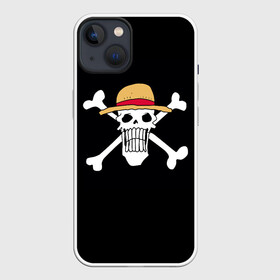 Чехол для iPhone 13 с принтом вытянутый череп One Piece в Санкт-Петербурге,  |  | lucy | luffy monkey | mugiwara | one piece | straw hat | большой куш | ван пис | луффи | одним куском