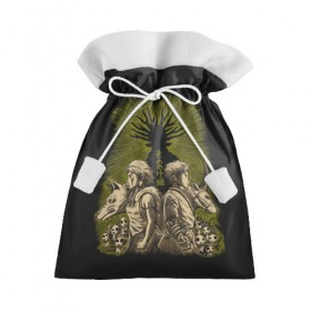 Подарочный 3D мешок с принтом Принцесса Мононоке в Санкт-Петербурге, 100% полиэстер | Размер: 29*39 см | Тематика изображения на принте: eboshi | ghibli | hayao | hime | lady | miyazaki | mononoke | princess | studio | аситака | волчица | гибли | дух леса | мононоке | моро | сан
