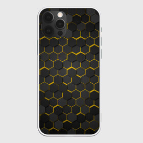 Чехол для iPhone 12 Pro Max с принтом OCTAGON желтый в Санкт-Петербурге, Силикон |  | Тематика изображения на принте: neon octagon | octagon | желтые соты | желтые соты в неоне | неон | неоновые соты | шестиугольники