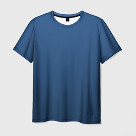 Мужская футболка 3D с принтом 19-4052 Classic Blue в Санкт-Петербурге, 100% полиэфир | прямой крой, круглый вырез горловины, длина до линии бедер | 9 4052 | без дизайна | без принта | без узора | главный цвет 2020 года | код цвета | нг | новый год | праздник | про | рождество | синий | синяя одежда | цвет нового года