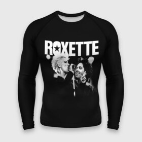 Мужской рашгард 3D с принтом Roxette в Санкт-Петербурге,  |  | pop | rock | roxette | мари фредрикссон | пер гессле | поп | поп рок. евро поп | рок | роксет | роксэт