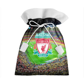 Подарочный 3D мешок с принтом FC Liverpool в Санкт-Петербурге, 100% полиэстер | Размер: 29*39 см | england | liverpool fc | англия | ливерпуль