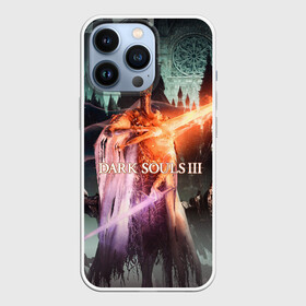 Чехол для iPhone 13 Pro с принтом Dark Souls 3 Pontiff Sulyvahn в Санкт-Петербурге,  |  | Тематика изображения на принте: action | art | dark | game | pontiff sulyvahn | rpg | souls | арт | босс | души | игра | понтифик саливан | рпг | тёмные | экшн