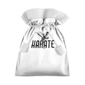 Подарочный 3D мешок с принтом KARATE в Санкт-Петербурге, 100% полиэстер | Размер: 29*39 см | sport | единоборство | каратэ | кимоно | лого | спорт | удар | человек