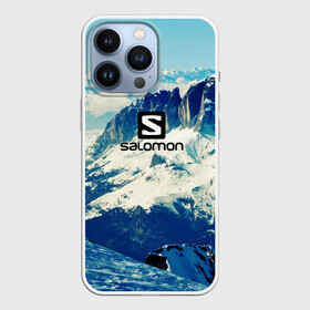 Чехол для iPhone 13 Pro с принтом SALOMON в Санкт-Петербурге,  |  | salomon | горы | снег | спорт