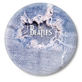 Значок с принтом The Beatles в Санкт-Петербурге,  металл | круглая форма, металлическая застежка в виде булавки | england | group | jeans | legend | liverpool | music | rock | the beatles | англия | битлз | группа | джинса | легенда | ливерпуль | музыка | рок