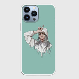 Чехол для iPhone 13 Pro Max с принтом Billie Eilish Mint Art в Санкт-Петербурге,  |  | bad | bad guy | billi | billie | billie eilish | eilish | good girl | music | swag | айлиш | беляш | били | били айлиш | билли | билли айлиш | билли эйлиш | биляш | музка | певица | эйлиш