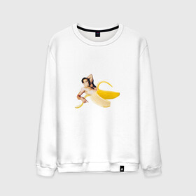 Мужской свитшот хлопок с принтом Николас Кейдж в банане в Санкт-Петербурге, 100% хлопок |  | Тематика изображения на принте: mem | memes | актер | банан | знаменитость | мем | николас кейдж | прикол | смешная картинка | юмор