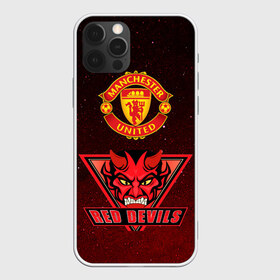 Чехол для iPhone 12 Pro Max с принтом Манчестер в Санкт-Петербурге, Силикон |  | manchester united | red devils | красные дьяволы | манчестер | манчестер юнайтед | футбол