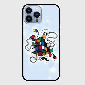 Чехол для iPhone 13 Pro Max с принтом Кубик Рубика в Санкт-Петербурге,  |  | mathematica | кубик | магия. формулы | математика | наука | рубика | соберись | технарь