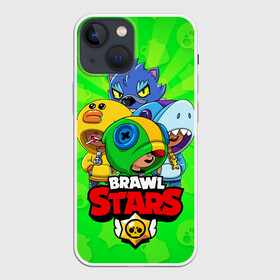 Чехол для iPhone 13 mini с принтом BRAWL STARS LEON в Санкт-Петербурге,  |  | brawl stars | brawl stars leon | brawler | leon | sally | shark | werewolf | акула | бравл старз | бравлер | леон | оборотень | салли