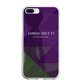 Чехол для iPhone 7Plus/8 Plus матовый с принтом Evangelion 1 11 в Санкт-Петербурге, Силикон | Область печати: задняя сторона чехла, без боковых панелей | Тематика изображения на принте: eva | evangelion | rei | you are not alone | девушка | ева | евангелион | рей | ты не один | тян