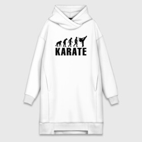 Платье-худи хлопок с принтом Karate Evolution в Санкт-Петербурге,  |  | боевое искусство | боец | карате | каратэ | каратэ боец | каратэ воин | каратэ до | карте кёкусинкай | кёкусинкай | киокусинкай | пустая рука | путь пустой руки | рука тан | самооборона