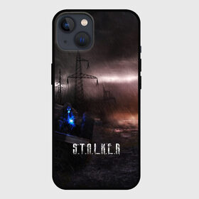Чехол для iPhone 13 с принтом STALKER GAME в Санкт-Петербурге,  |  | s.t.a.l.k.e.r. | stalker | арт | зона | зона отчуждения | игра | мутант | пейзаж | припять | радиация | радиоктивный фон | сталкер | чернобыль
