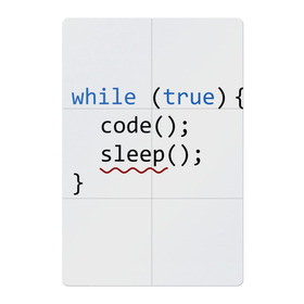 Магнитный плакат 2Х3 с принтом Code - sleep в Санкт-Петербурге, Полимерный материал с магнитным слоем | 6 деталей размером 9*9 см | Тематика изображения на принте: c | c++ | code | coder | computer | hacker | java | programm | tag | жизнь | код | кодер | программа | программист | сон | хакер | хочу спать