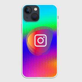 Чехол для iPhone 13 mini с принтом INSTAGRAM в Санкт-Петербурге,  |  | insta | instagram | instagramm | social | видео | инста | инстаграм | инстаграмм | приложение | социальная сеть | фото