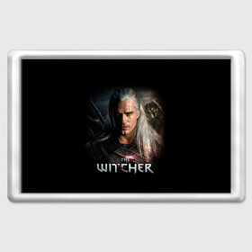 Магнит 45*70 с принтом THE WITCHER в Санкт-Петербурге, Пластик | Размер: 78*52 мм; Размер печати: 70*45 | geralt | netflix | the witcher | witcher | ведьмак | геральт | йенифер | нетфликс | сериал ведьмак | трисс | цири