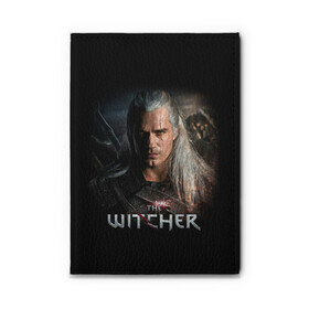 Обложка для автодокументов с принтом THE WITCHER в Санкт-Петербурге, натуральная кожа |  размер 19,9*13 см; внутри 4 больших “конверта” для документов и один маленький отдел — туда идеально встанут права | geralt | netflix | the witcher | witcher | ведьмак | геральт | йенифер | нетфликс | сериал ведьмак | трисс | цири