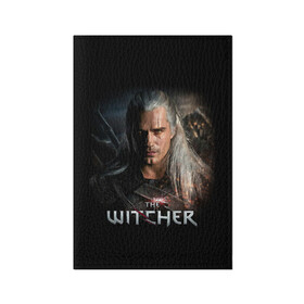 Обложка для паспорта матовая кожа с принтом THE WITCHER в Санкт-Петербурге, натуральная матовая кожа | размер 19,3 х 13,7 см; прозрачные пластиковые крепления | geralt | netflix | the witcher | witcher | ведьмак | геральт | йенифер | нетфликс | сериал ведьмак | трисс | цири