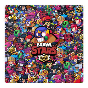 Магнитный плакат 3Х3 с принтом BRAWL STARS EL PRIMO в Санкт-Петербурге, Полимерный материал с магнитным слоем | 9 деталей размером 9*9 см | Тематика изображения на принте: bibi | brawl stars | brock | bull | crow | dinomike | el primo | leon | mobile game | nita | poko | ricochet | stars | tara | бравл старс | ворон | леон | мобильные игры