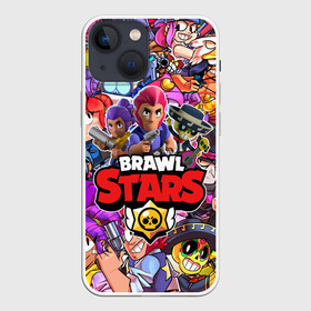 Чехол для iPhone 13 mini с принтом BRAWL STARS в Санкт-Петербурге,  |  | brawl stars | brawl stars все персонажи | crow | leon | leon shark | sally leon | shark | stars | акула | берли | ворон | леон | леон акула | спайк | эль примо