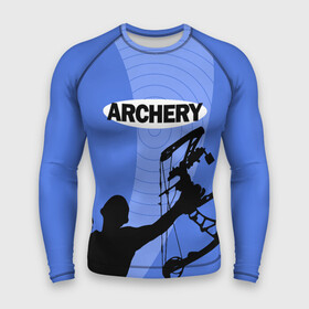 Мужской рашгард 3D с принтом Archery в Санкт-Петербурге,  |  | Тематика изображения на принте: archer | archery | bow | bow hunter | bowhunter | лук | лучник | стрельба из лука
