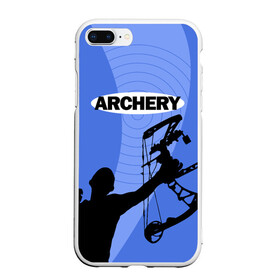 Чехол для iPhone 7Plus/8 Plus матовый с принтом Archery в Санкт-Петербурге, Силикон | Область печати: задняя сторона чехла, без боковых панелей | archer | archery | bow | bow hunter | bowhunter | лук | лучник | стрельба из лука
